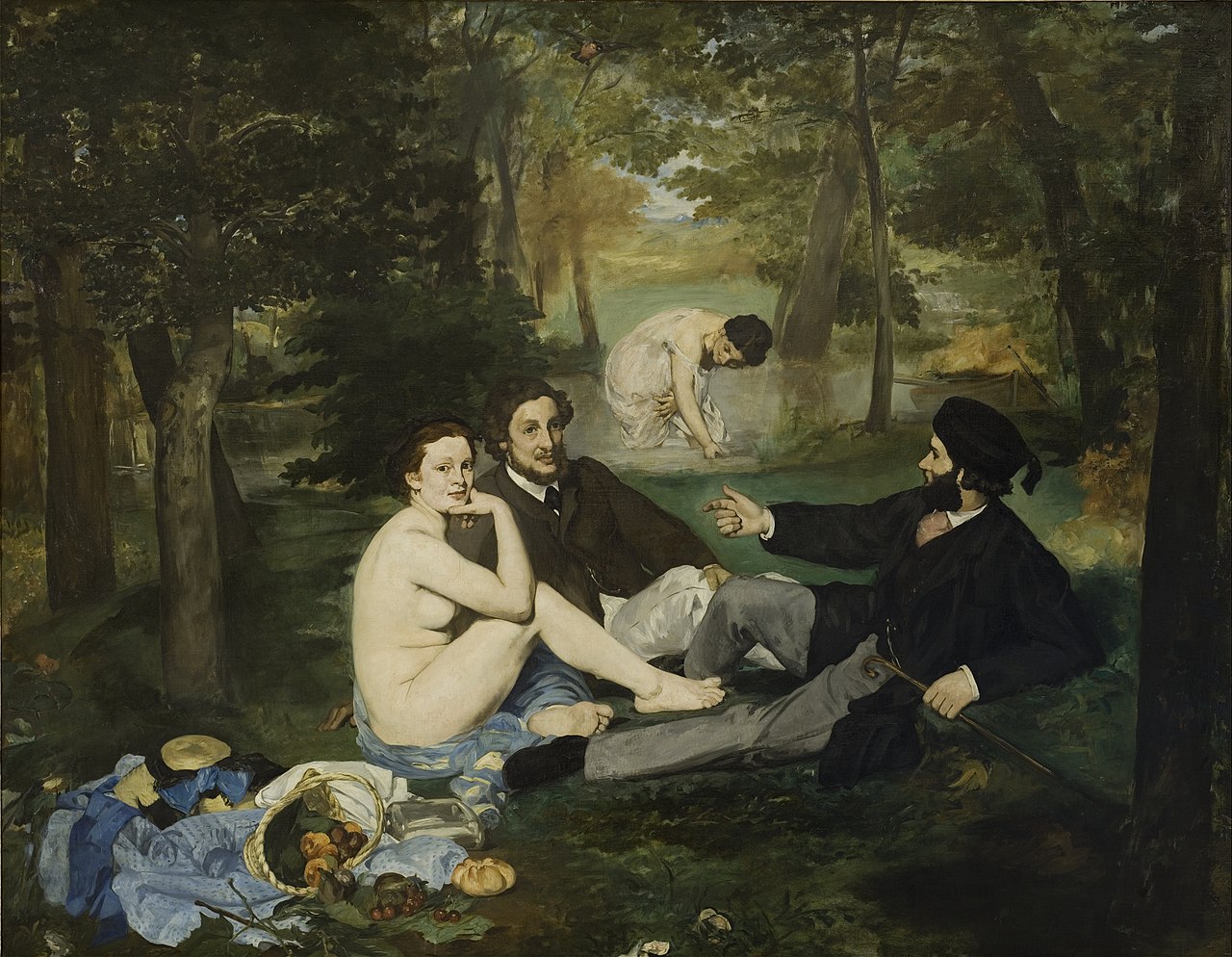 Manet Colazione sull'erba